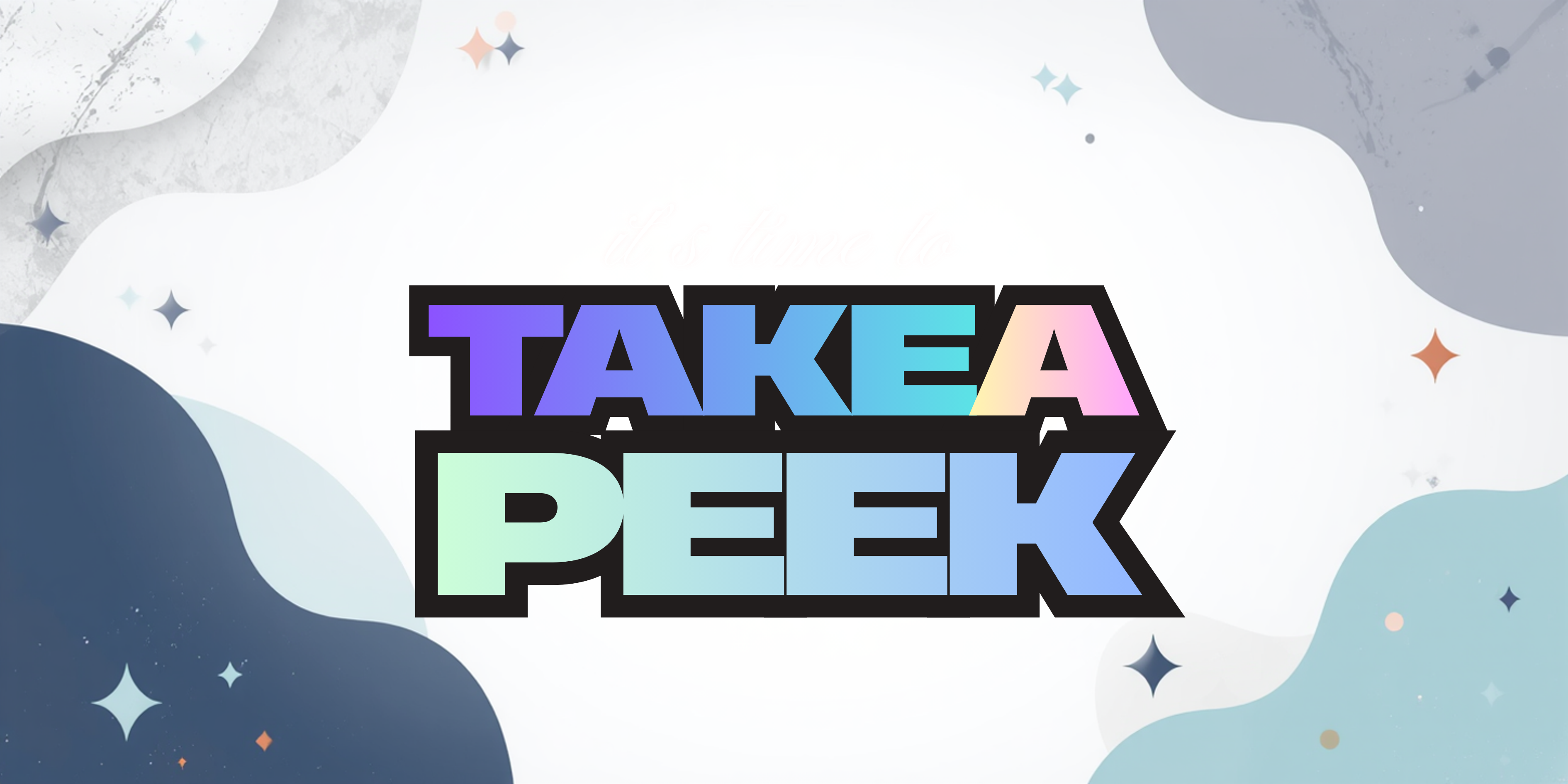 Take A Peek - Cover & Chapter Art