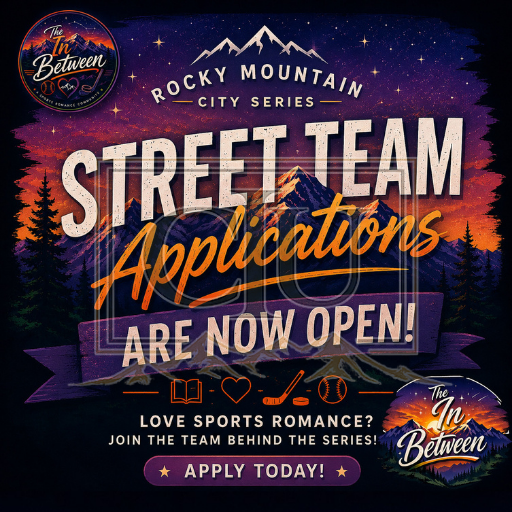 Promotional poster for Rocky Mountain City Series Street Team Applications with mountain and star design.